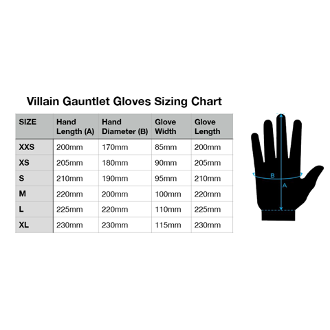 Villain Gauntlet Riding Gloves - MTB Gloves - Warm Weather Rides