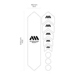 All Mountain Style - Frame Guard - Standard Size (Clear/Silver or Black/Silver)