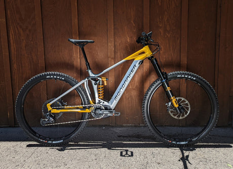 Mondraker - LEVEL RR 29 Bike - Silver-Ohlins Yellow (e- MTB SUPER ENDURO)